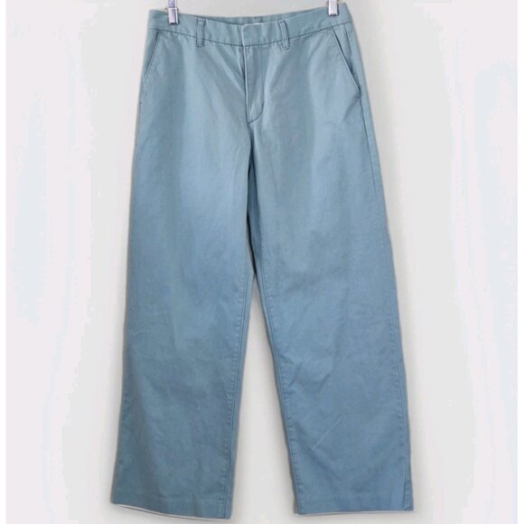 Levi's Baggy Trousers Womens28 Minty Green Wide Leg Casual Modern Loose Fit Boho - Picture 1 of 16